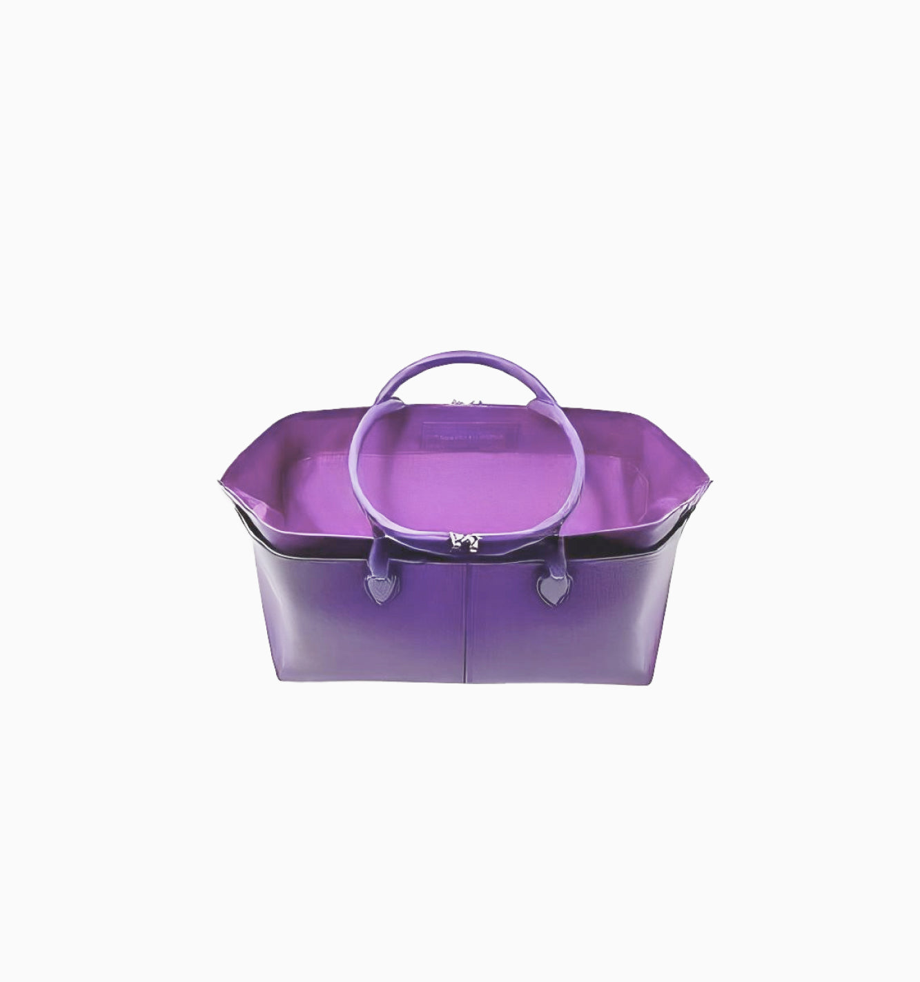 Image of Textured Lock Satchel