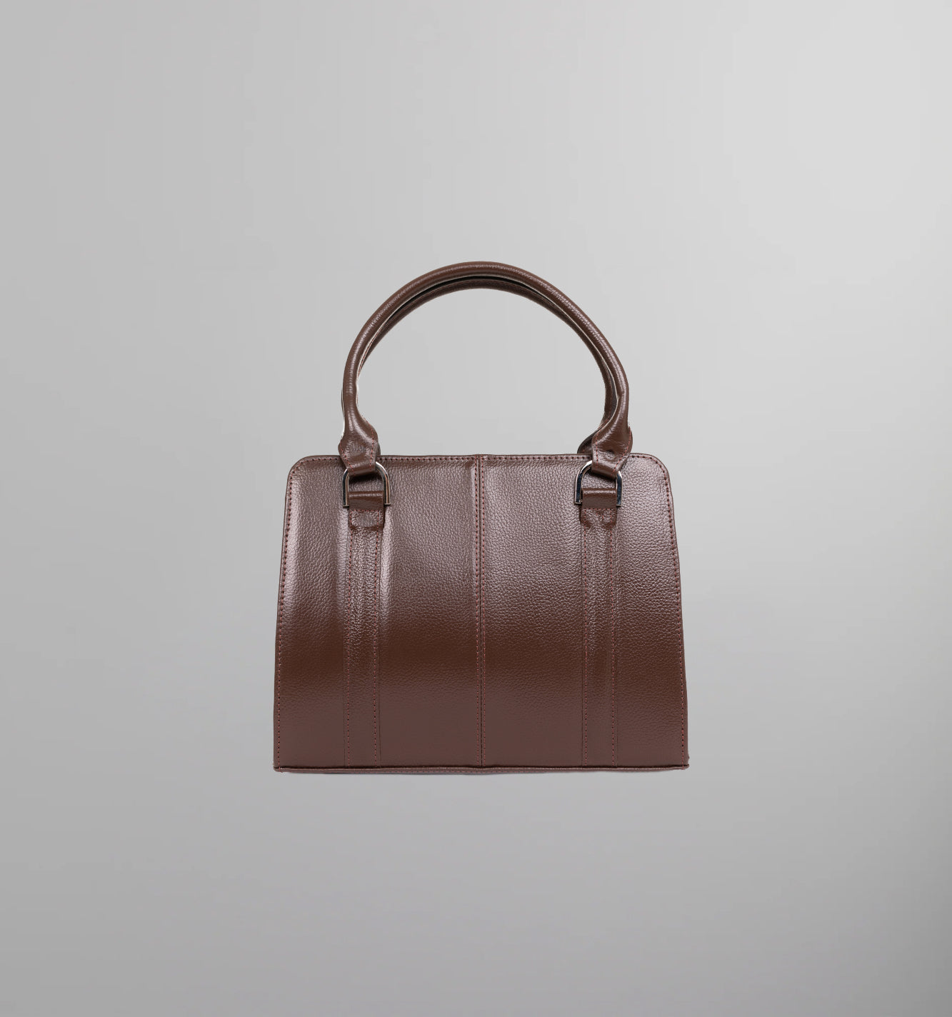 Image of Textured Leather Handbag