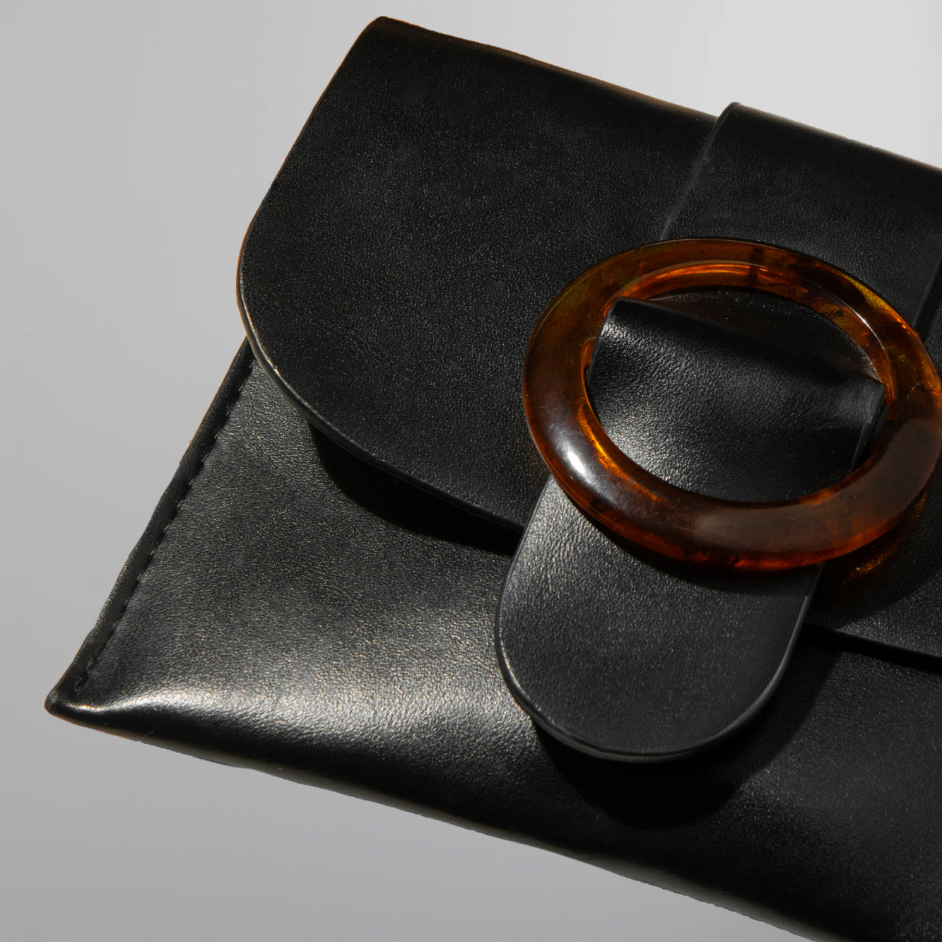Image of Sleek Vegan Leather Clutch