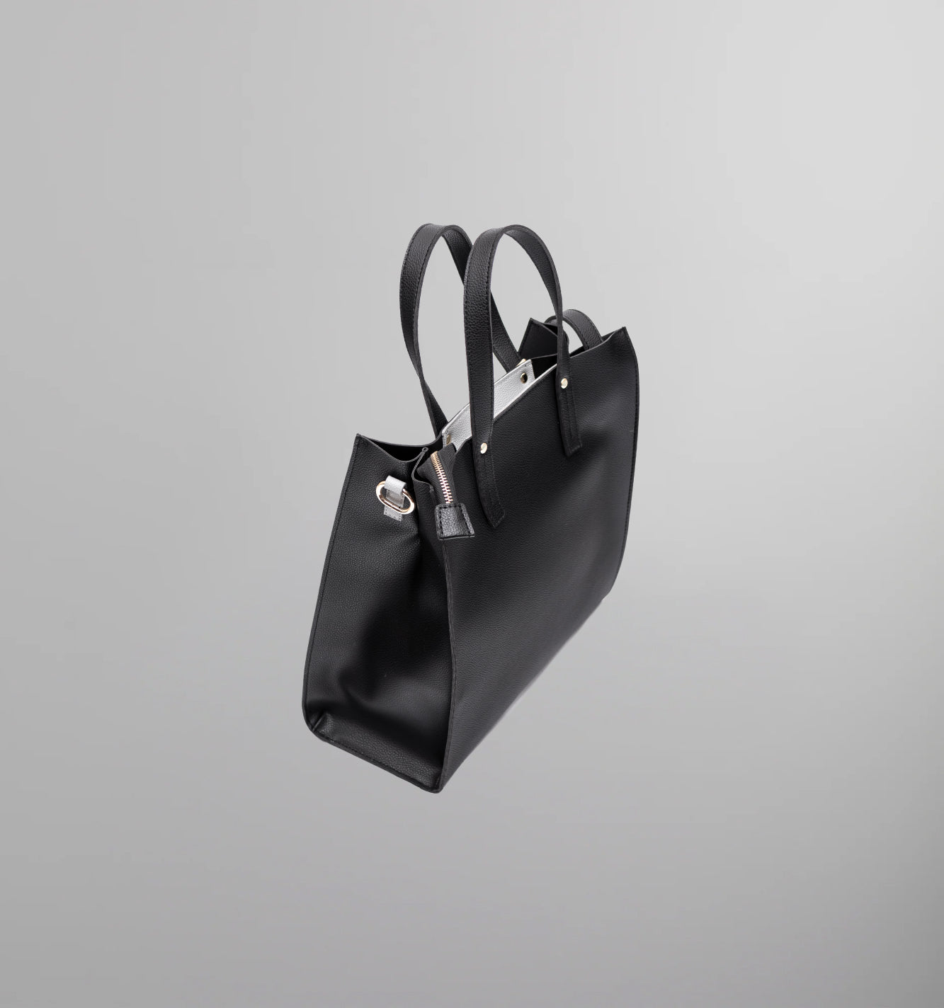 Image of Solid Handheld Bag with Belt